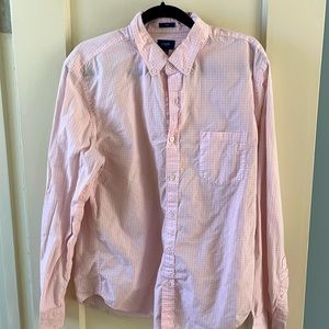J. Crew Men’s button down XL Slim - Pink Plaid